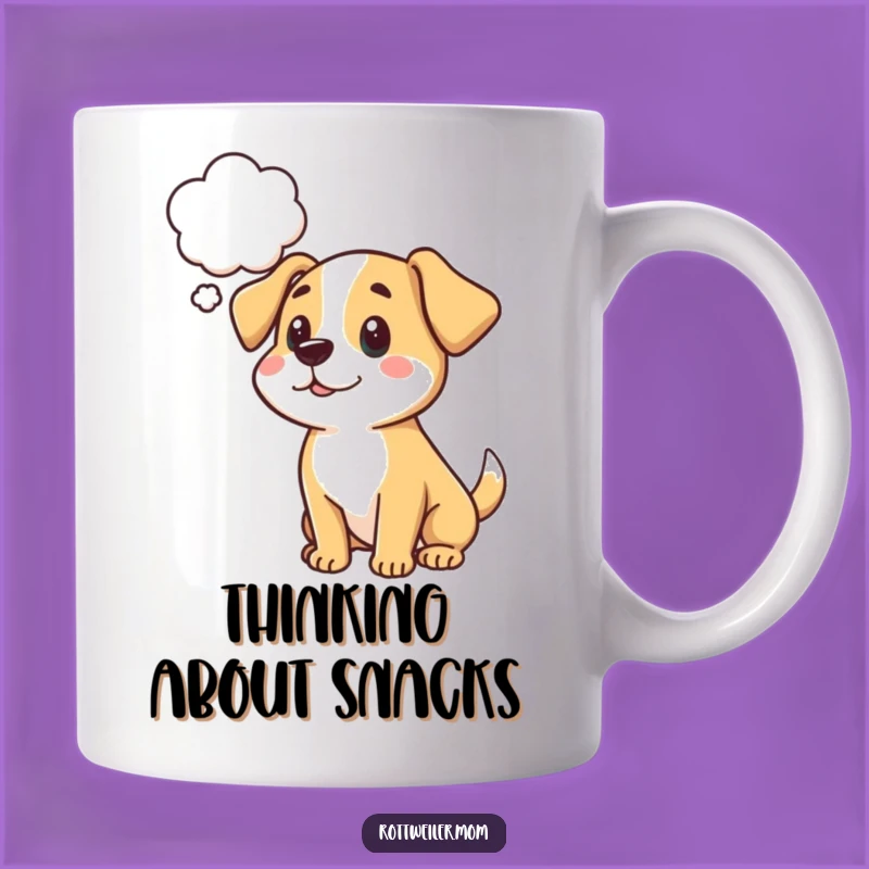 Funny Dog Thought Bubble Mug: Hilarious Canine Contemplation Gift
