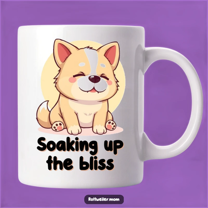 Funny Stocky Dog Sunbeam Sigh Mug A Relaxing Gift For Dog Lovers