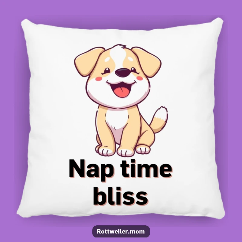 Funny Happy Dog Tail Wagging Pillow: Cozy Comfort and Canine Joy