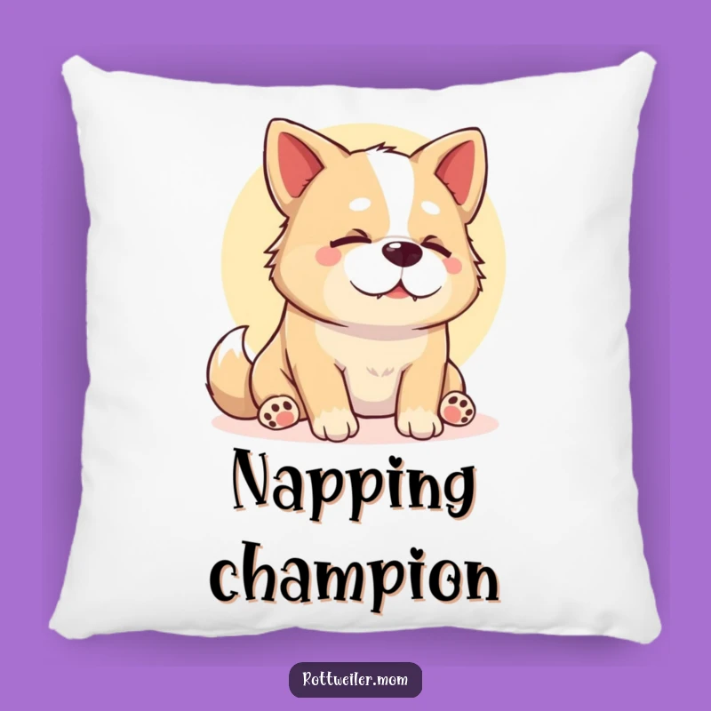 Funny Stocky Dog Sunbeam Sigh Pillow Comfy Relaxation For Your Living Space