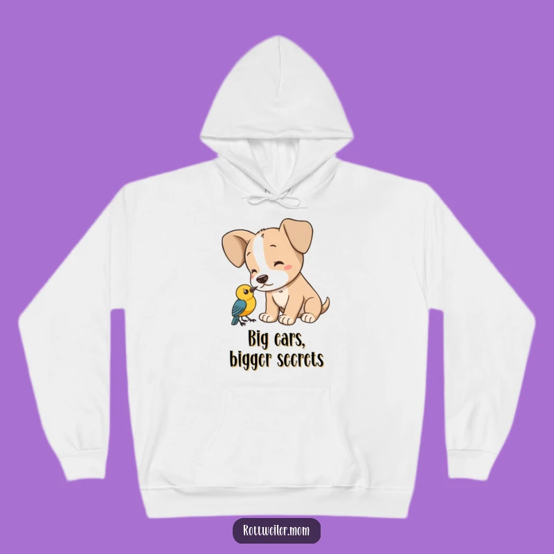 Cozy Funny Puppy Big Ears Bird Hoodie: Warm Hugs and Hilarious Pups