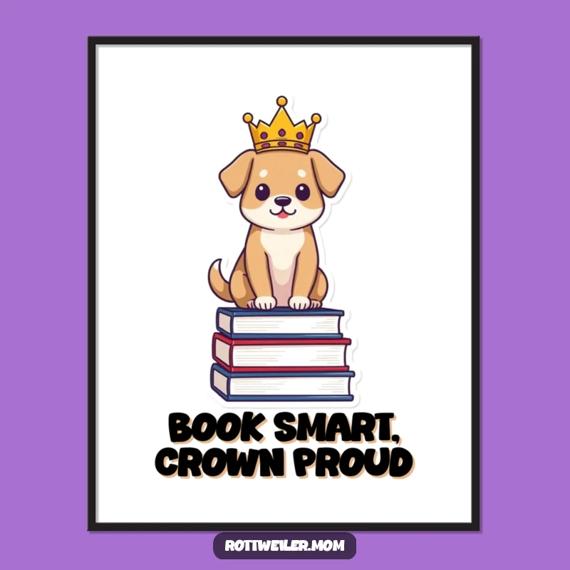 Free Printable Royal Dog Wall Art - Regal Wisdom Decor DIY Downloadable Art