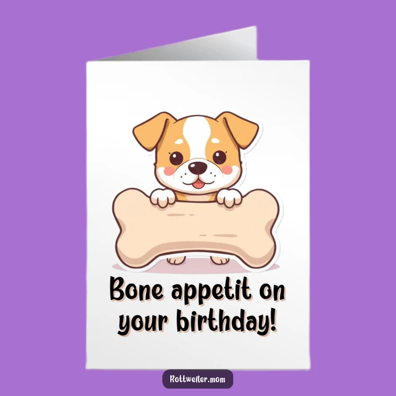 Free Printable Birthday Card: Funny Dog Bone Surprise, Hilarious Downloadable Gift for Dog Lovers