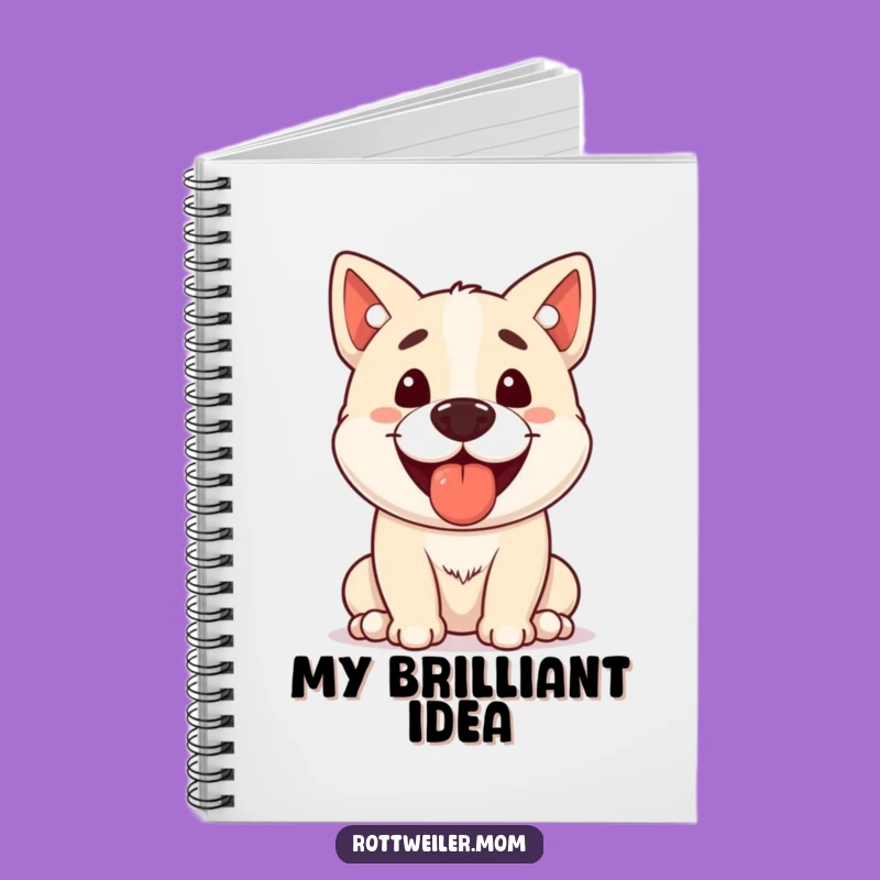 Funny Stocky Dog Treat Balance Notebook Jot Down Ideas With Laughter