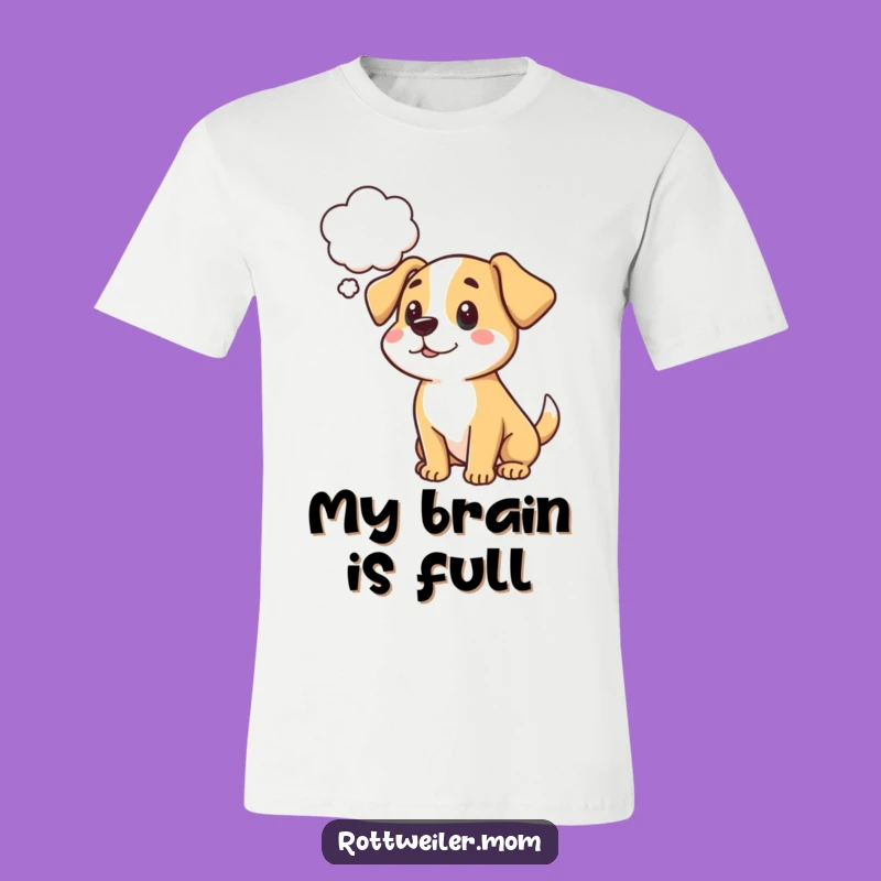 Funny Dog Thought Bubble T-Shirt: Wear Your Ponderings with Pride